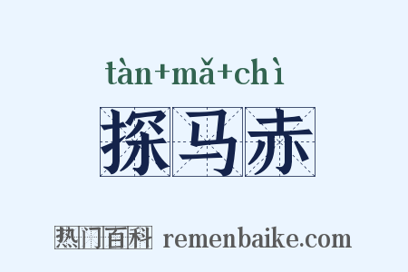 探马赤是什么意思的图片
